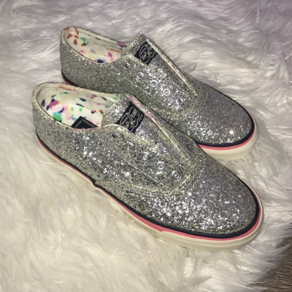 MOVING, MUST GO! Glitter sperry sneakers.